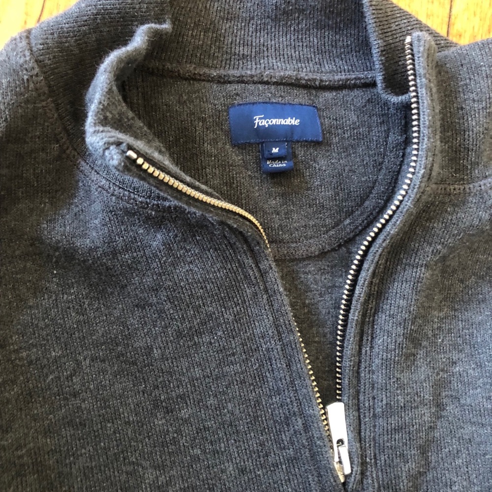 Gray Half Zip ! - Picture 3 of 3